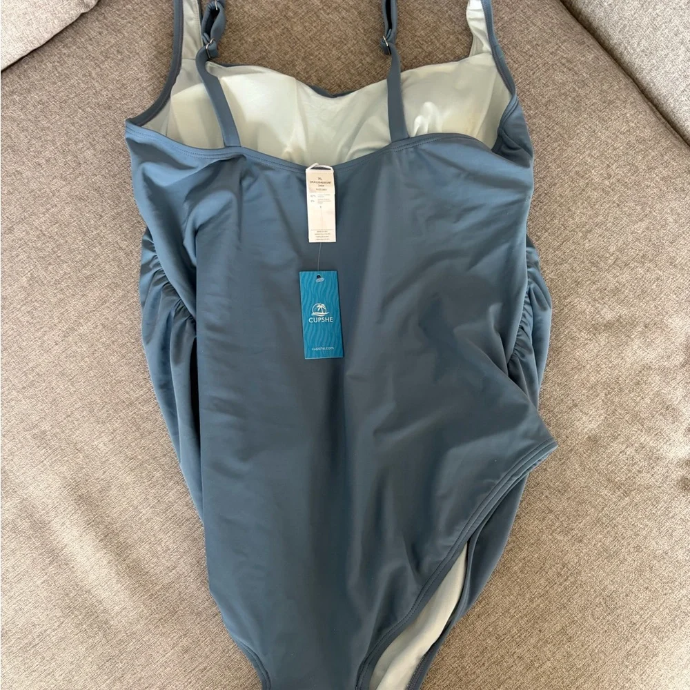 Cupshe Slate Blue Swimsuit